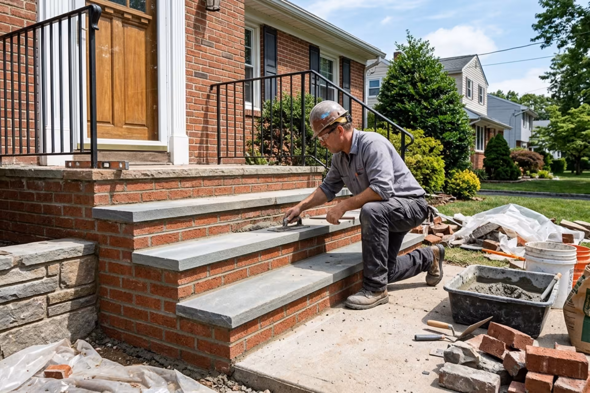Masonry Contractors in Hazlet NJ_ Brick, Stone, Steps and Repairs